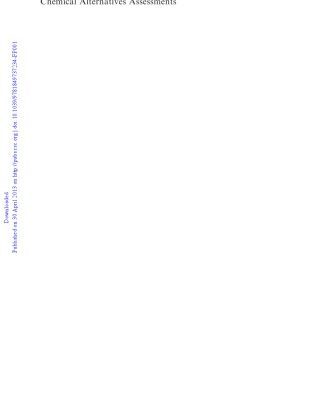 [PDF] Chemical alternatives assessments R  M Harrison; R  E Hester;