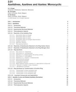 [PDF] Compr. Heterocyclic Chem. III Vol. 2  Four-membered Heterocycles Katritzky A.R., et al. (eds.)