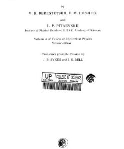[PDF] Quantum Electrodynamics L. D. Landau, E. M. Lifshitz