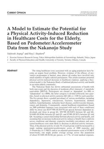 {PDF} sports medicine Volume 41   Issue 9 September 2011 adisonline.com