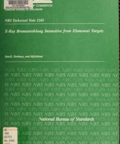 {PDF} X-Ray Bremsstrahlung Intensities from Elemental Targets J. A. Small, D. E. Newbury, R. L. Myklebust
