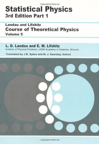 [PDF] Statistical Physics, Third Edition, Part 1: Volume 5 L D Landau, E.M. Lifshitz