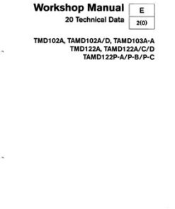 {PDF} Volvo Penta TAMD102/103/122 Workshop Manual - Technical Data