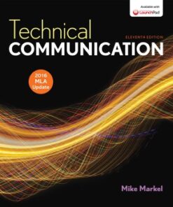 {PDF} Technical Communication with 2016 MLA Update Mike Markel