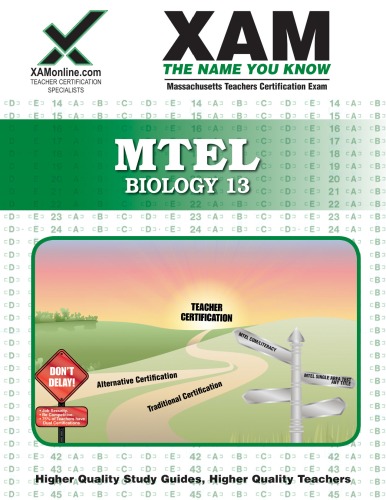 {pdf} MTEL Biology 13 Teacher Certification, 2nd Edition (XAM MTEL) Sharon Wynne