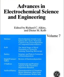 [PDF] Advances in Electrochemical Science and Engineering Richard C. Alkire, Dieter M. Kolb