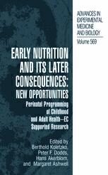 [PDF] Early Nutrition and its Later Consequences: New Opportunities: Perinatal Programming of Adult Health ? EC Supported Research Berthold Koletzko (auth.), Berthold Koletzko, Peter Dodds, Hans Akerblom, Margaret Ashwell (eds.)