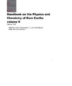 [PDF] Handbook on the Physics and Chemistry of Rare Earths. vol. 9 Jeffrey M. Lemm