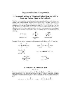 [PDF] Houben-Weyl Methods in Organic Chemistry: Organotellurium Compounds Houben J., Weyl T.