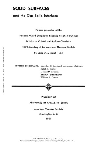 [PDF] Solid Surfaces and the Gas-Solid Interface Gould R.F. (ed.)