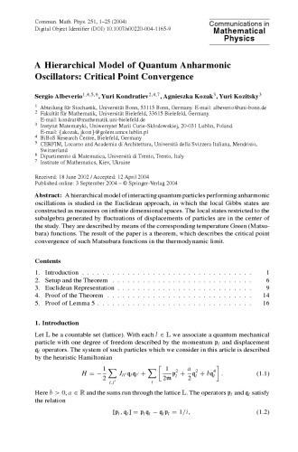 [pdf] Communications in Mathematical Physics - Volume 251 M. Aizenman (Chief Editor)