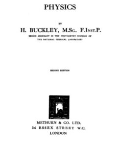 [pdf] A short history of physics, Harry Fawcett Buckley