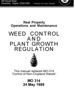 {PDF} Weed control and plant growth regulation : real property operations and maintenance R  M Downey; United States. Dept. of the Air Force