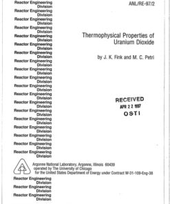 {PDF} Transport properties of uranium dioxide Chasanov, M.G.; Fink, J.K.; Leibowitz, L.; Argonne National Lab.; United States. Dept. of Energy. Office of Scientific and Technical Information