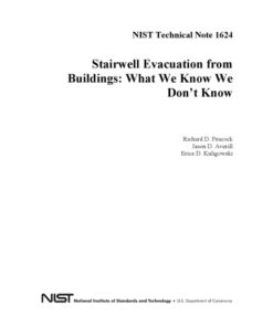 {PDF} Stairwell Evacuation from Buildings: What We Know We Don?t Know Richard D. Peacock, Jason D. Averill, Erica D. Kuligowski