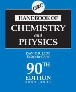 [pdf] CRC Handbook of Chemistry and Physics, 90th Edition David R. Lide