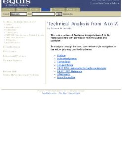 {PDF} Technical Analysis From A To Z Steven B. Achelis