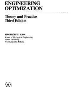 [PDF] Engineering Optimization: Theory and Practice, 3rd Edition Singiresu S.  Rao