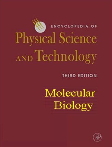 {pdf} Encyclopedia of Physical Science and Technology 3ed Molecular Biology Robert Allen Meyers