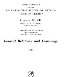 [PDF] General Relativity and Cosmology Rainer Kurt Sachs