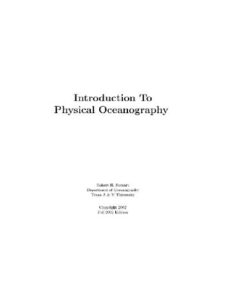 [PDF] Introduction to physical oceanography Stewart.