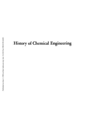 [PDF] History of Chemical Engineering Furter W.F. (ed.)