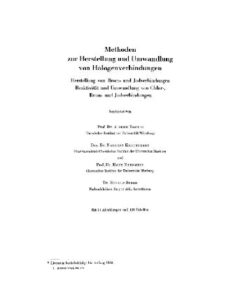 [PDF] Houben-Weyl Methods in Organic Chemistry: Bromine and Iodine Compounds Houben J., Weyl T.