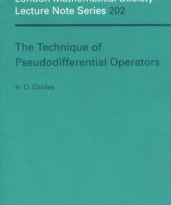 [PDF] The technique of pseudodifferential operators H. O. Cordes