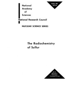 {PDF} The radiochemistry of sulfur G  W Leddicotte