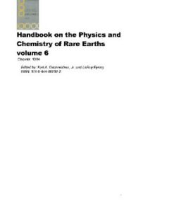 [PDF] Handbook on the Physics and Chemistry of Rare Earths. vol. 6 Author Unknown