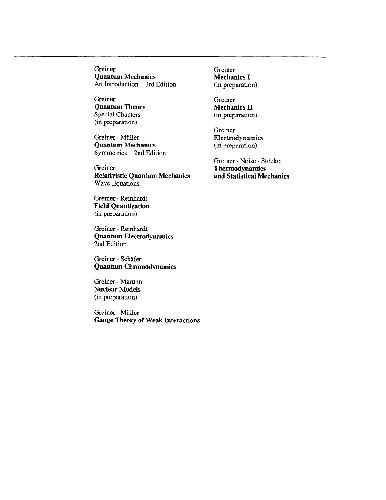 [PDF] Quantum mechanics Walter Greiner, B. Muller