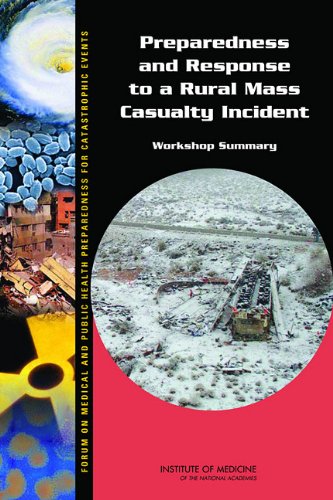 [PDF] Preparedness and Response to a Rural Mass Casualty Incident: Workshop Summary Kristin Viswanathan, Theresa Wizemann, and Bruce M. Altevogt, Rapporteurs; Forum on Medical and Public Health Preparedness for Catastrophic Events; Institute of Medicine