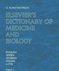 {pdf} Elsevier's Dictionary of Medicine and Biology: In English, Greek, German, Italian, and Latin; PART 1, BASIC TABLE Giannis Konstantinidis