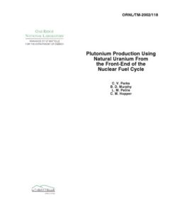 {PDF} Plutonium process control using an advanced on-line gamma monitor for uranium, plutonium, and americium Miller, M.C.; Marsh, S.F.; Los Alamos National Laboratory.; United States. Dept. of Energy. Office of Scientific and Technical Information