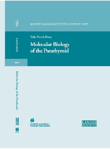 {PDF} Molecular biology of the parathyroid Tally Naveh-Many,MyiLibrary.,SpringerLink (Online Service)