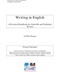 {PDF} Writing in English. A Practical Handbook for Scientific and Technical Writers Svobodova Z., Katzorke H.