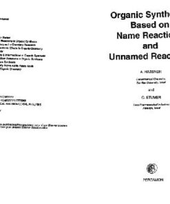 [PDF] Organic syntheses based on name reactions and unnamed reactions A. Hassner, C Stumer