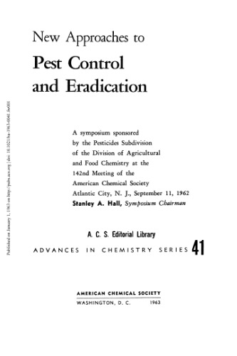 [PDF] New Approaches to Pest Control and Eradication Gould R.F. (ed.)
