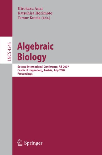 {pdf} Algebraic Biology: Second International Conference, AB 2007, Castle of Hagenberg, Austria, July 2-4, 2007. Proceedings Bud Mishra (auth.), Hirokazu Anai, Katsuhisa Horimoto, Temur Kutsia (eds.)