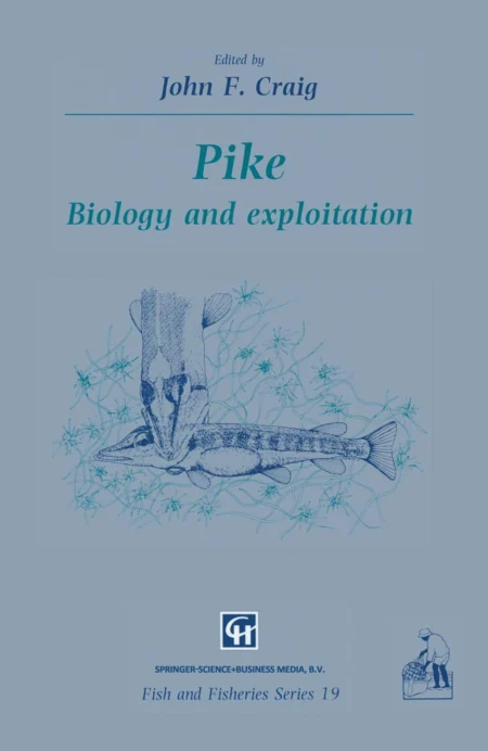 Pike Biology and Exploitation PDF eBook Cover – E. J. Crossman and John F. Craig, 320-page fisheries science reference book, 1995 edition