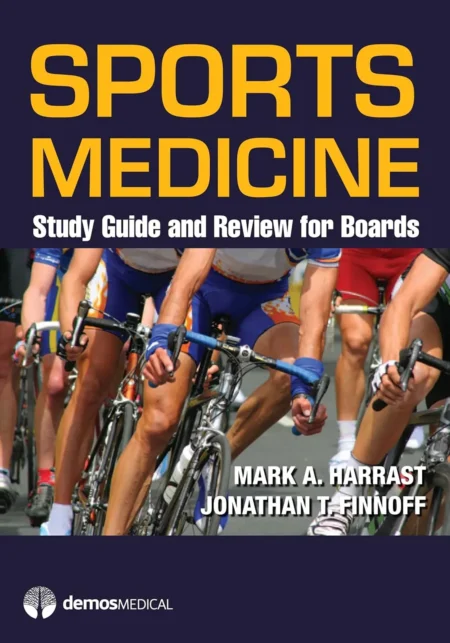 Sports Medicine Study Guide and Review for Boards PDF cover – comprehensive board exam preparation in nonoperative sports medicine.