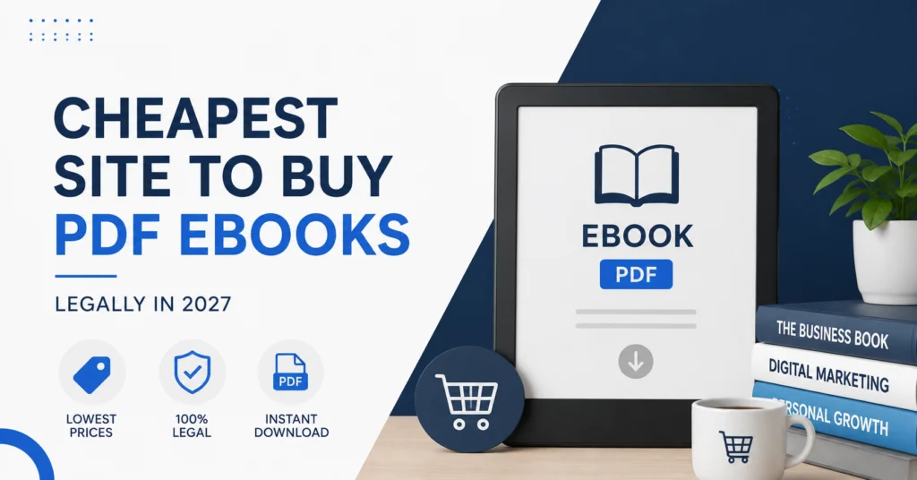 cheapest site to buy PDF ebooks legally in 2027 comparison