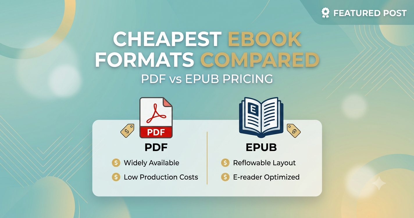 PDF ebook format pricing comparison across device types