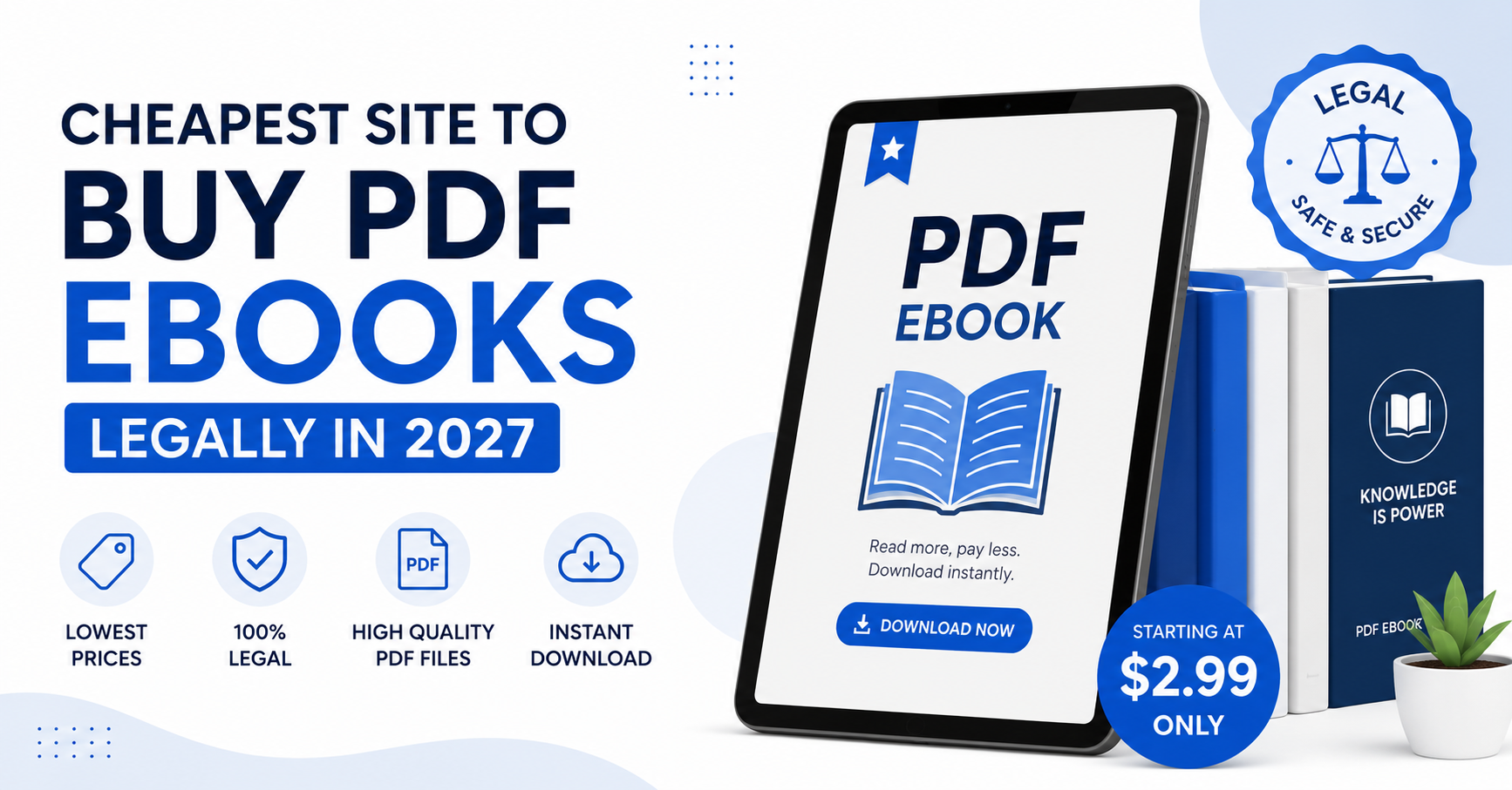 cheapest site to buy PDF ebooks legally price comparison chart