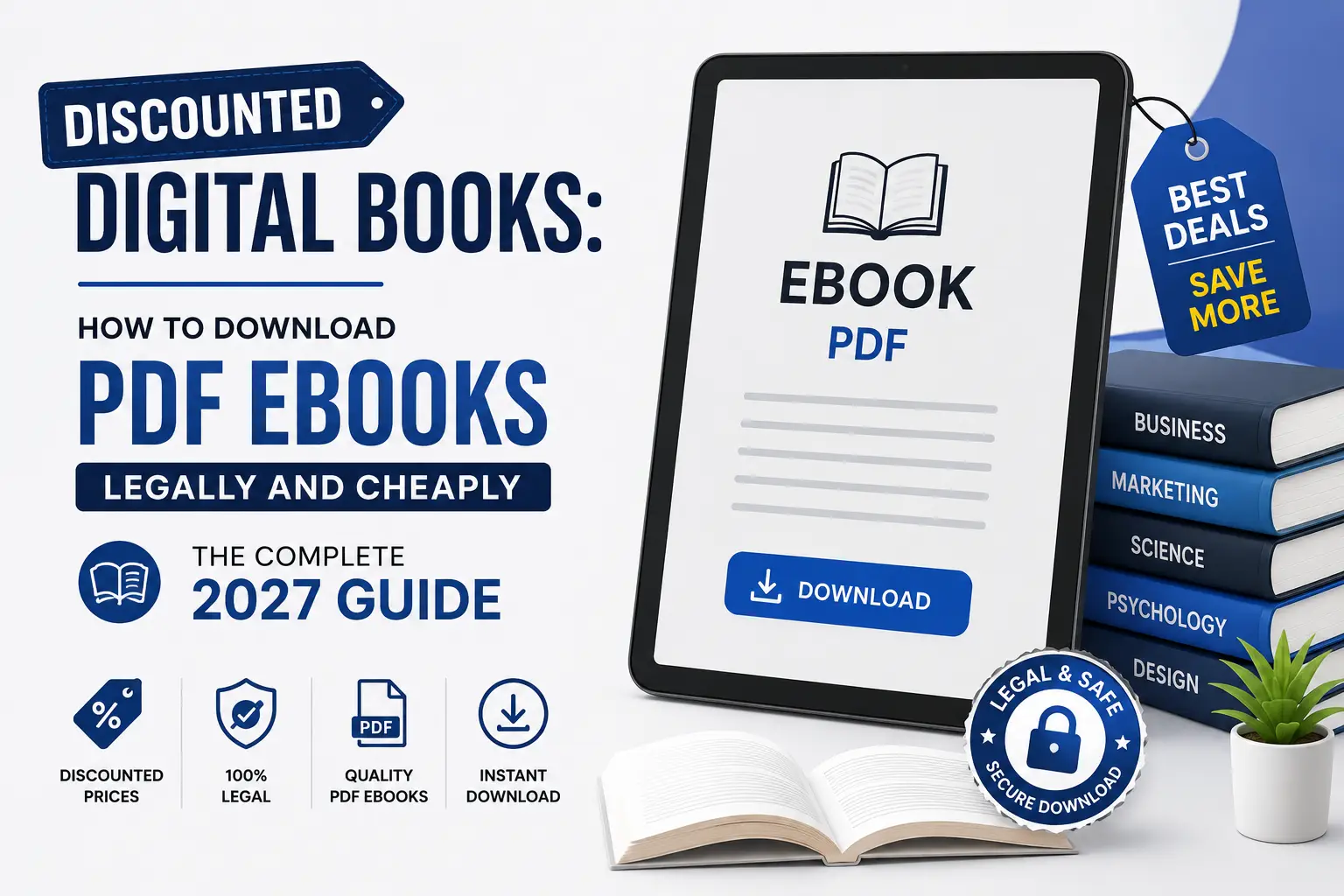 PDF ebooks for travelers displayed on multiple devices offline